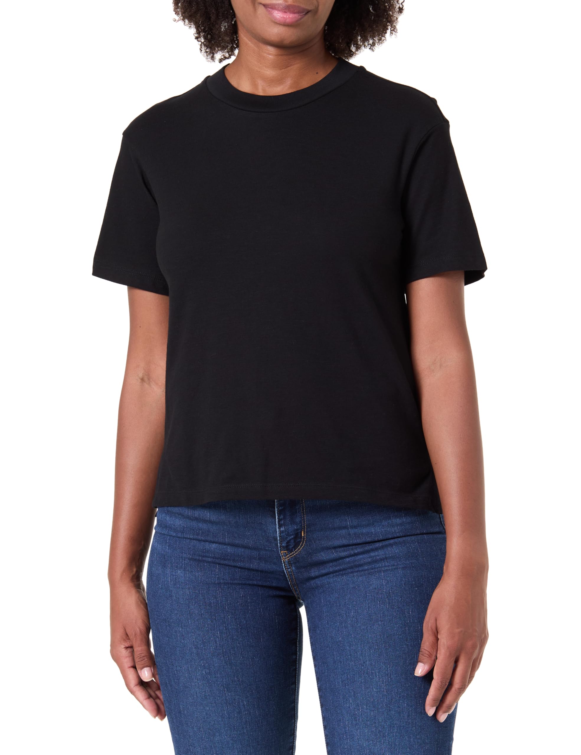 Benetton T-Shirt Donna Jersey Blu Taglia Blu