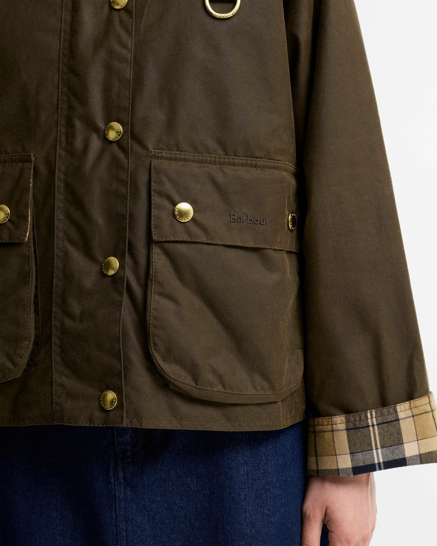 Barbour Modern Spey giacca donna beech cerata Icons