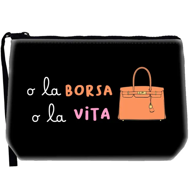 MC2 Saint Barth Aline 04147M Pochette Nera Borsa Vita