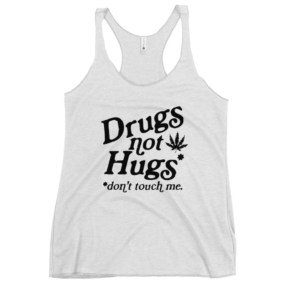 Pure Trash Drugs Not Hugs canotta donna rossa