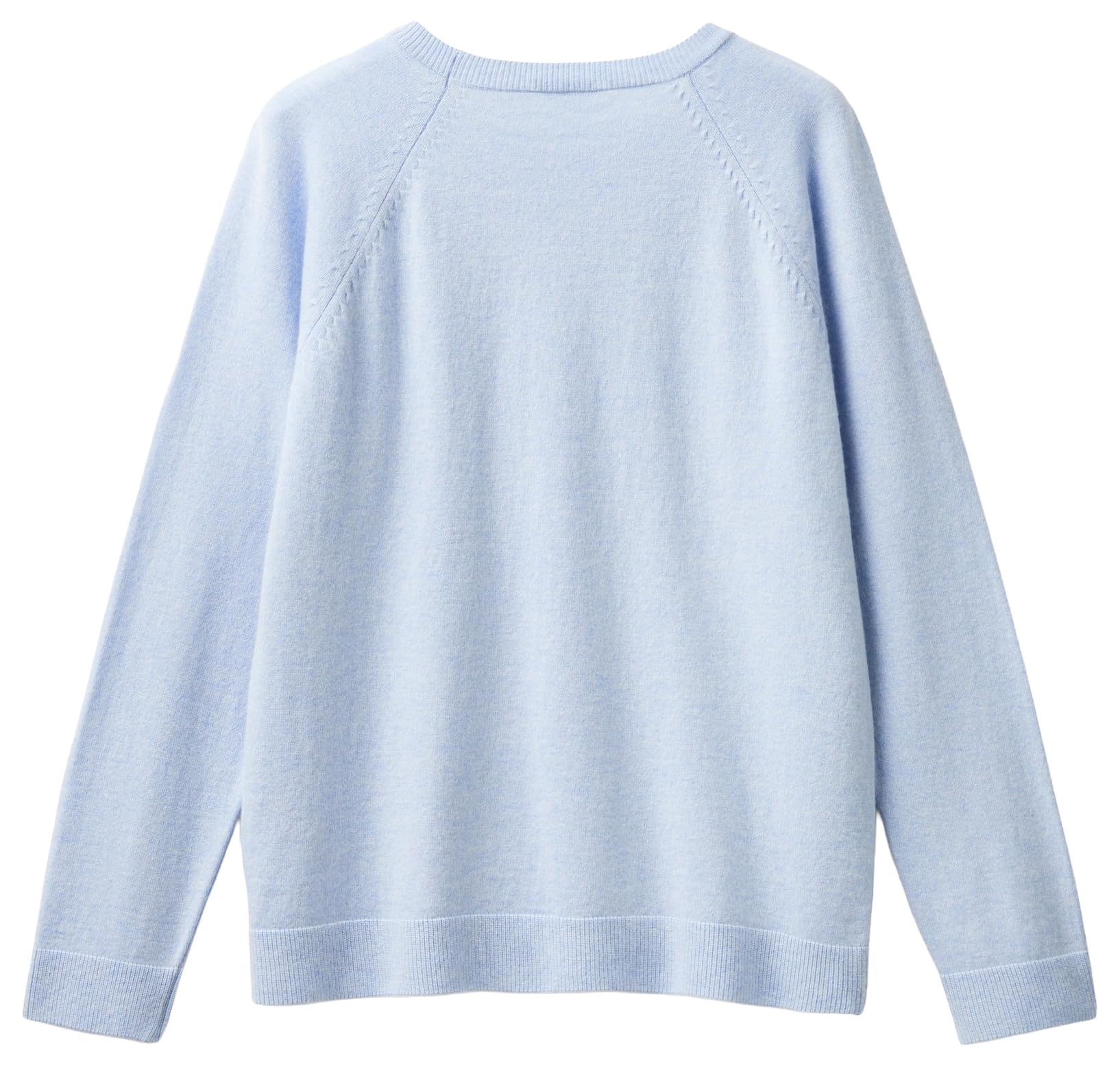 Benetton Maglieria maglia girocollo misto lana cashmere raglan