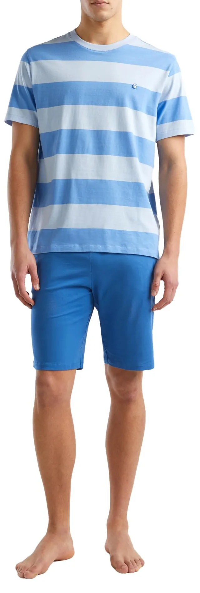 Benetton Set Pigiama Uomo Cotone Multicolor 902