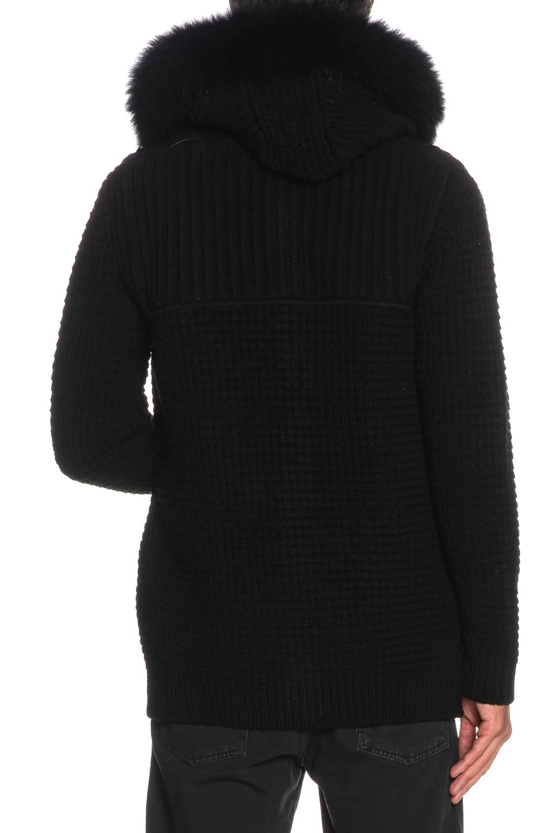 Bark 8001/C Giubbotto Uomo Nero misto lana murmasky