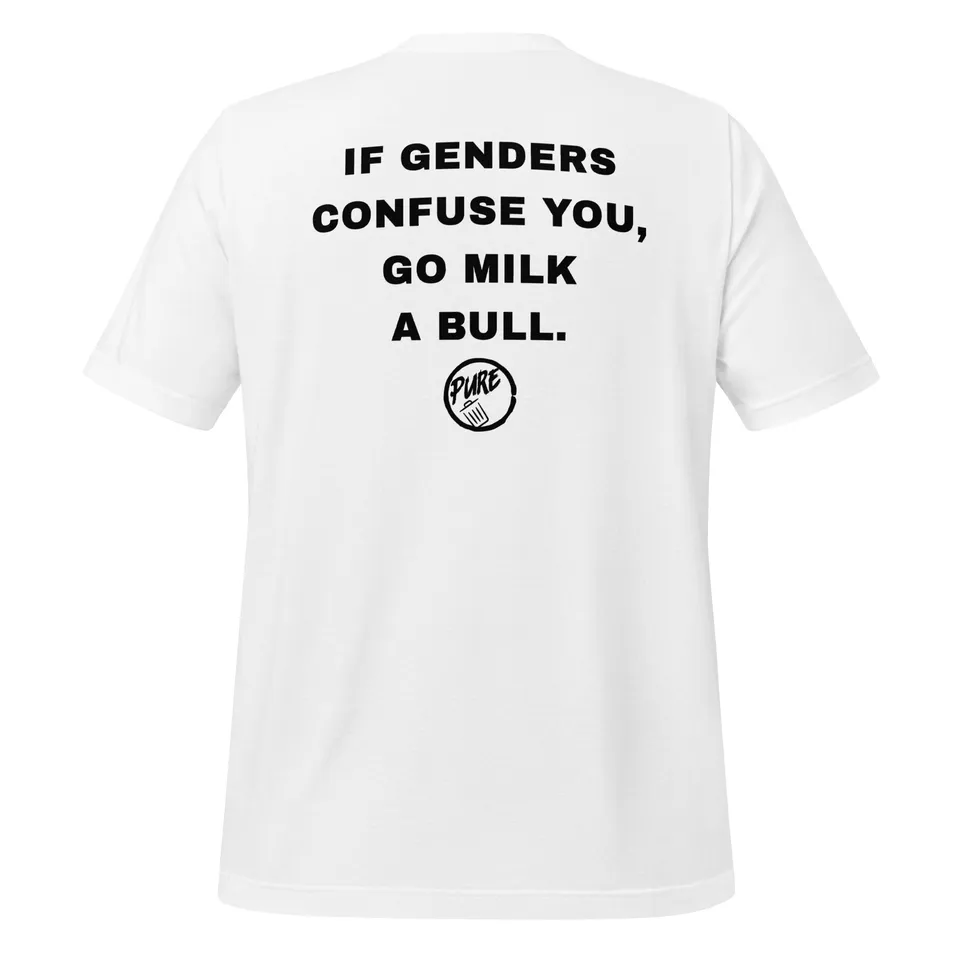 Pure Trash Milk A Bull t-shirt uomo cotone
