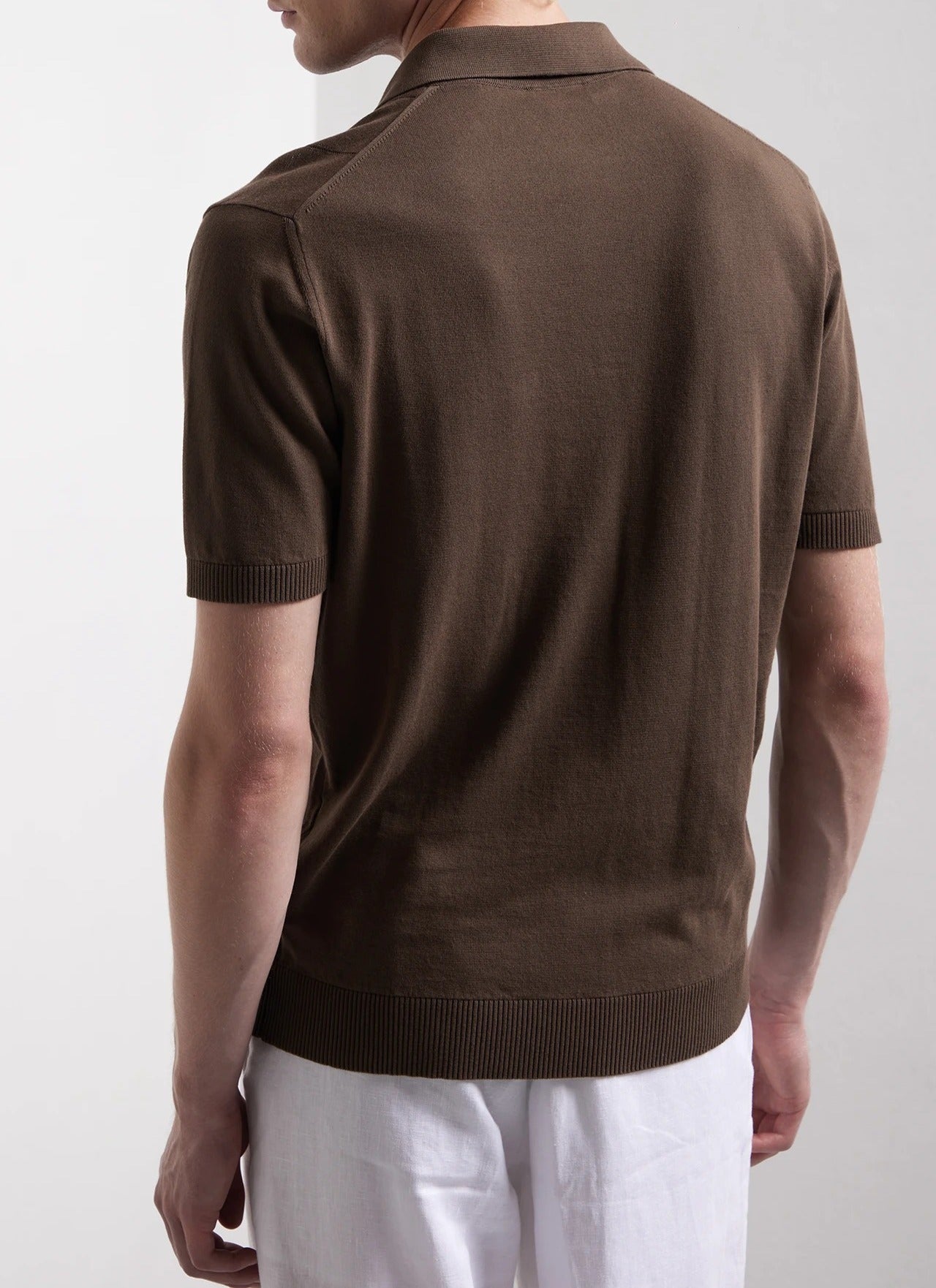 Kangra 3016 23 Polo Uomo Caffè Cotone Coste