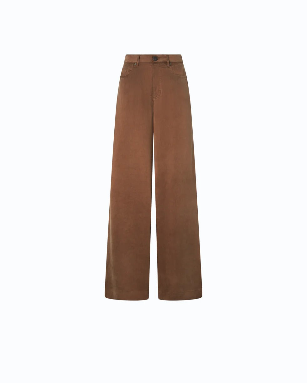 Pinko 107170-A3F8 Pantalone Donna Marrone Palazzo