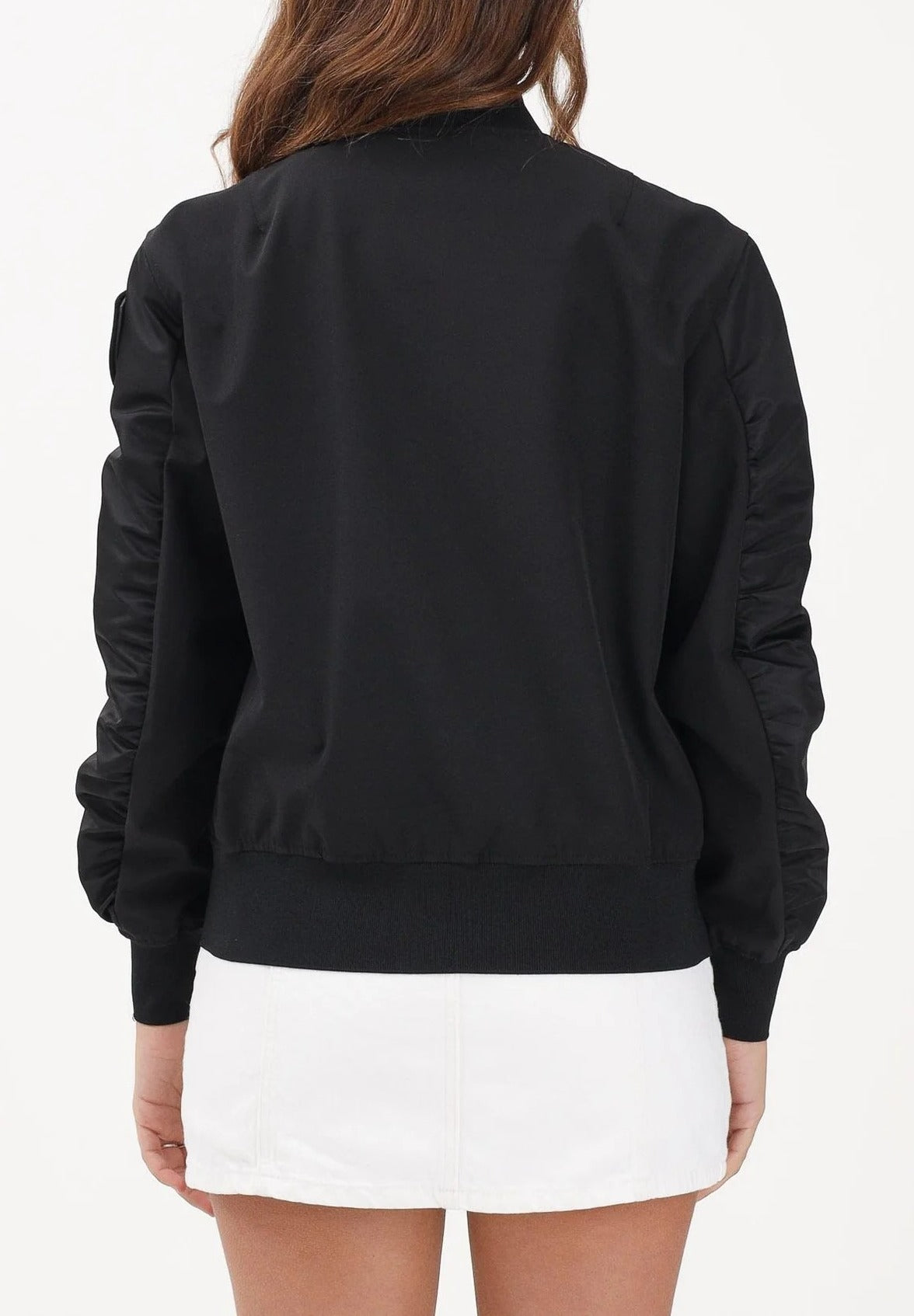 Blauer Laurie 26SBLDC1218 bomber donna nylon nero