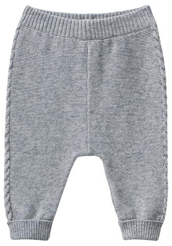 Benetton Pantaloni bimbi trecce taglia 50 grigio rosa