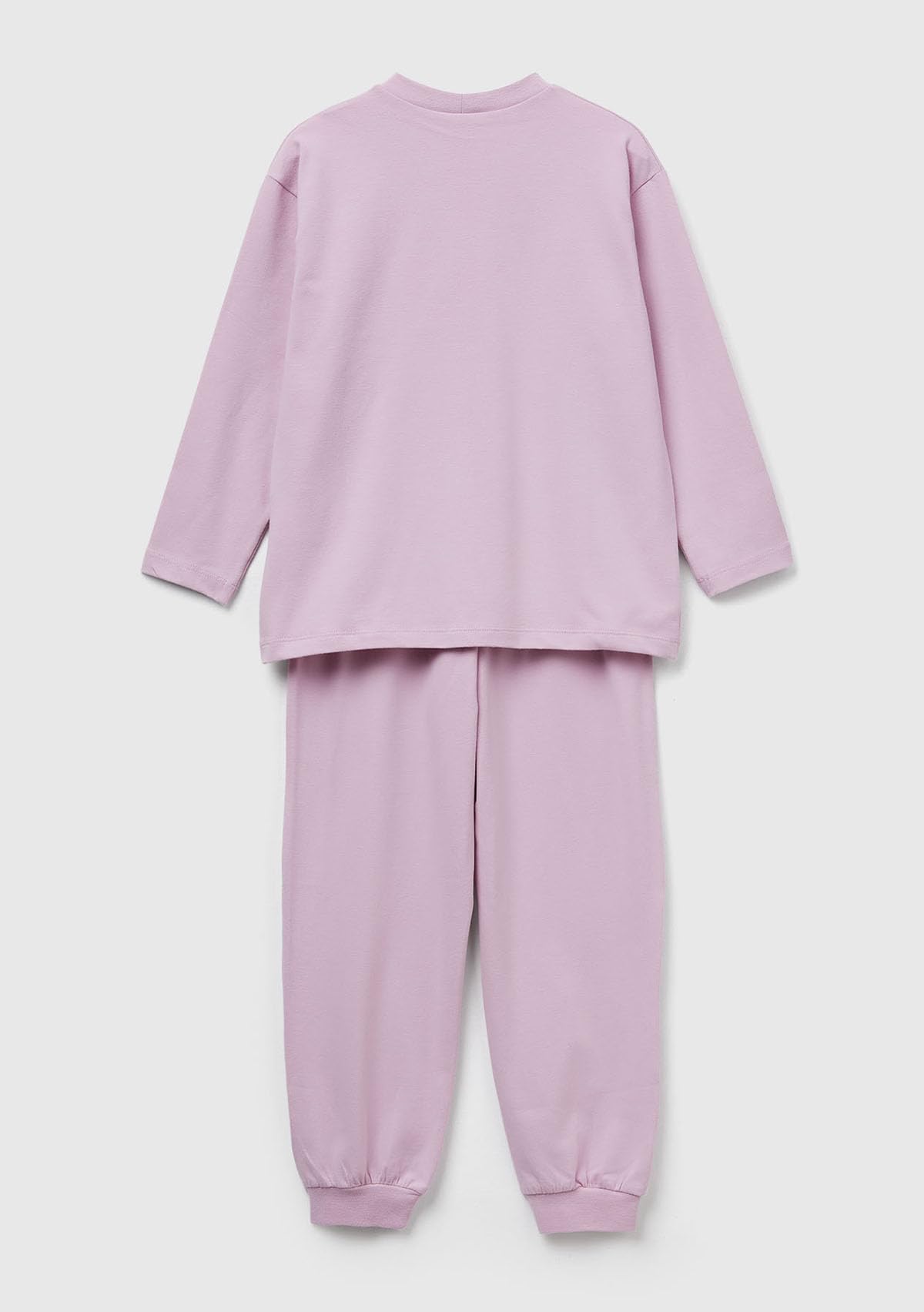 Benetton 3dke0p097 pigiama bambino blu jersey stampa M