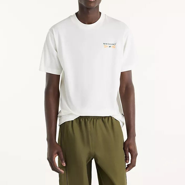 New Balance Grab A Bite MT62S7Y t-shirt Sea Salt grafica Boston