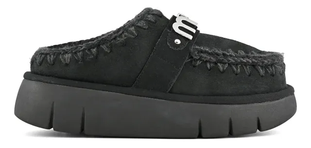 Mou Bounce Clog FW531001A Ciabatta Donna Black montone