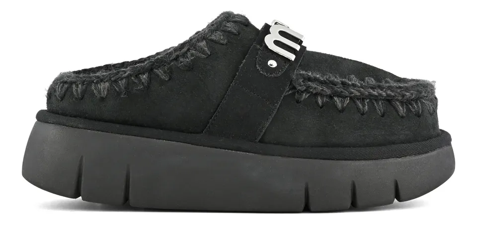 Mou Bounce Clog FW531001A Ciabatta Donna Black montone