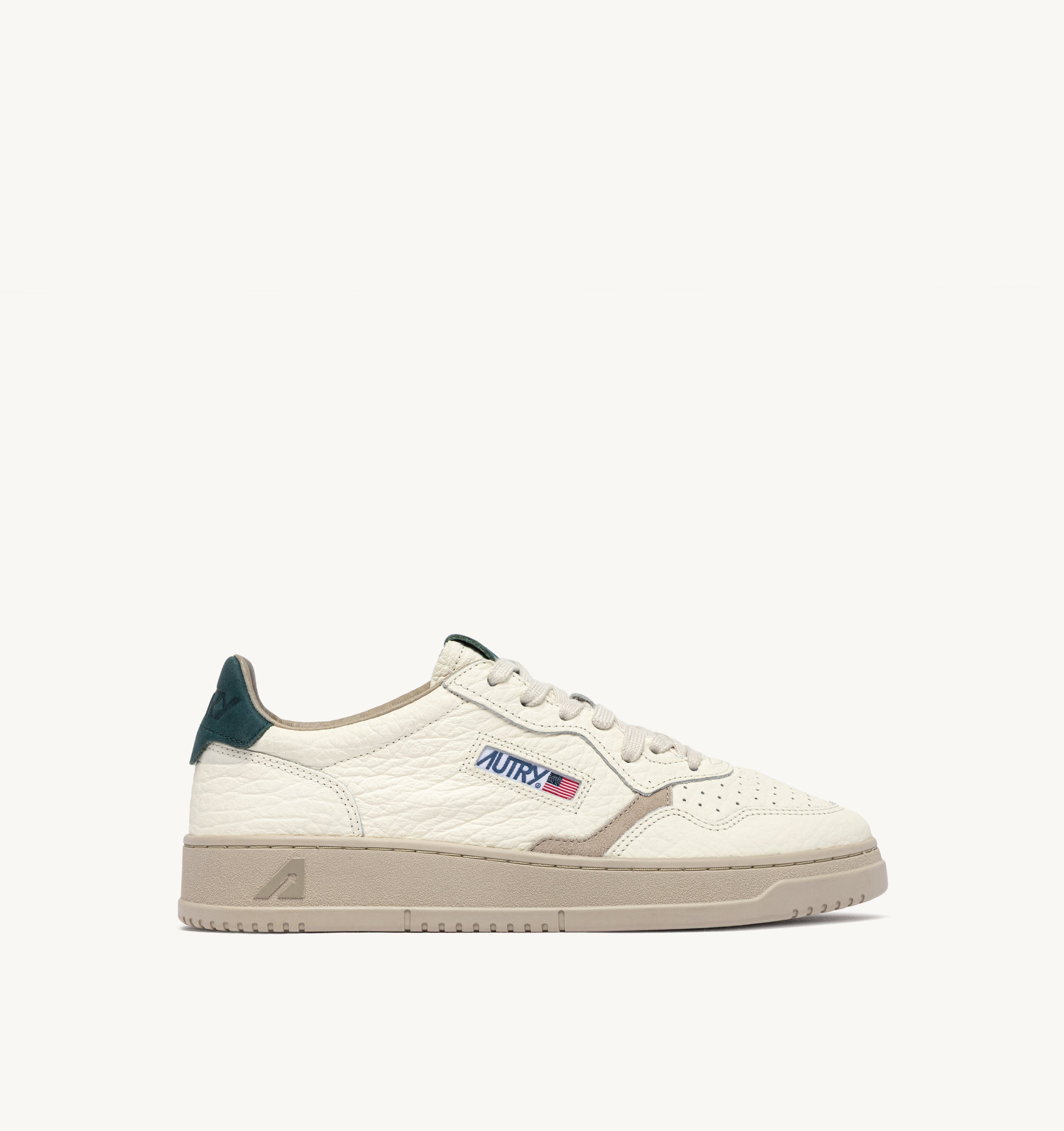 Autry AULM-NE18 Medalist Low sneaker white dark sea uomo