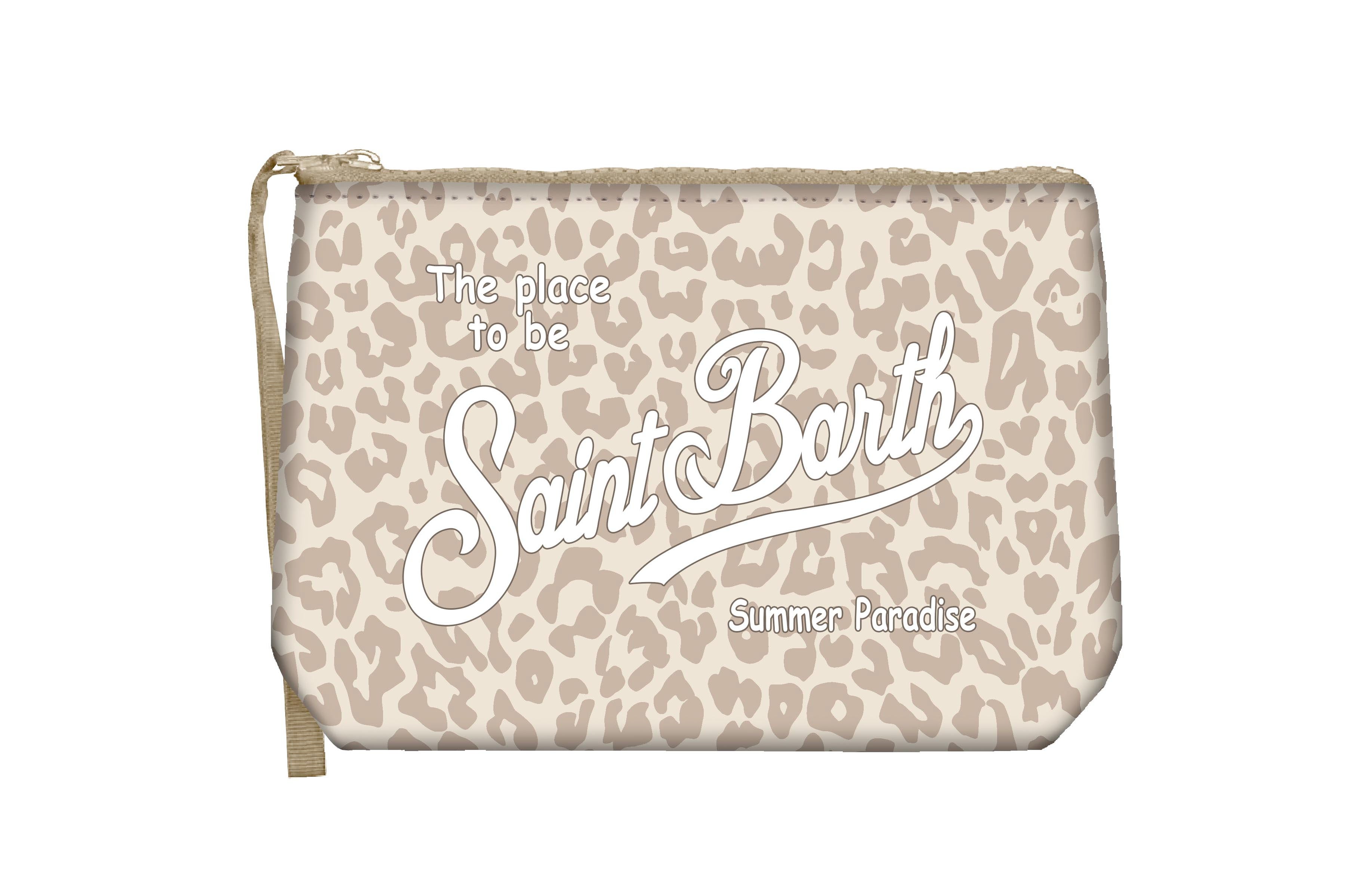MC2 Saint Barth Aline 09411L Pochette Pastel Leopard Beige scuba