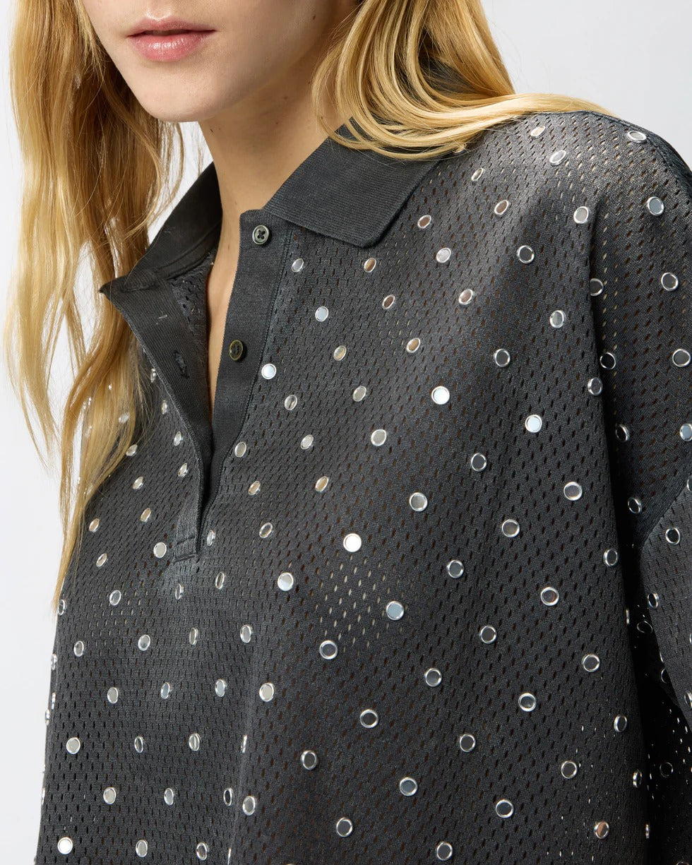 Pinko Erve 106855 polo donna grigia