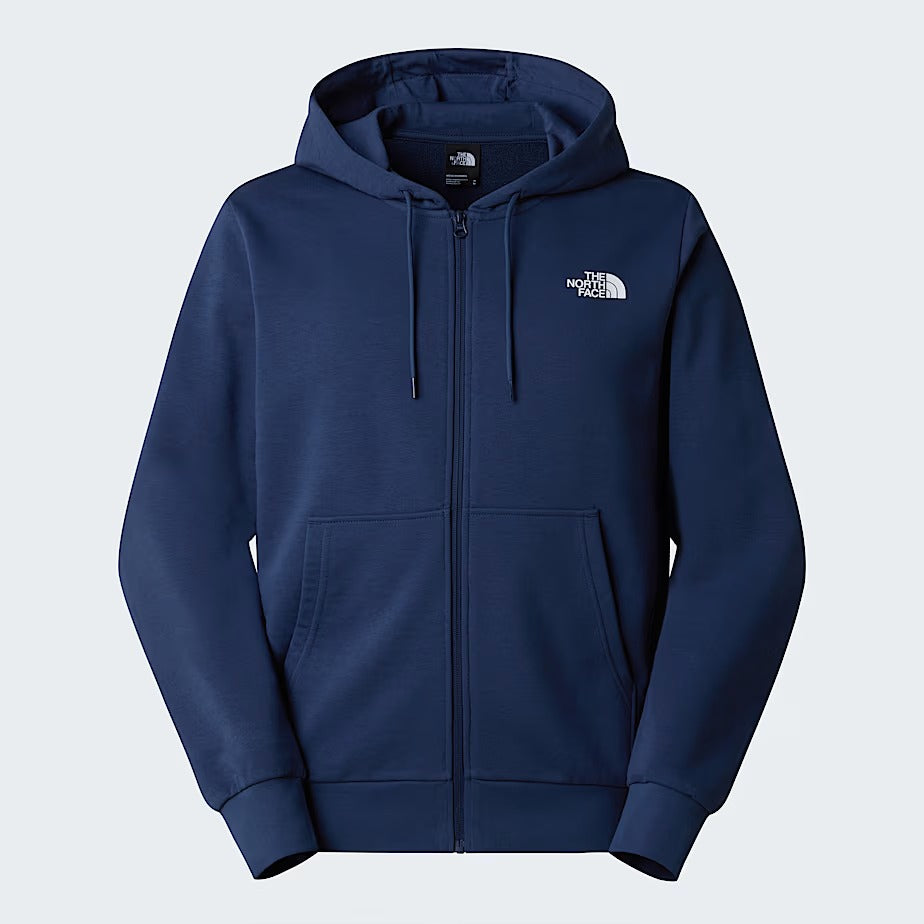 The North Face Simple Dome NF0A8GQ7 felpa navy zip