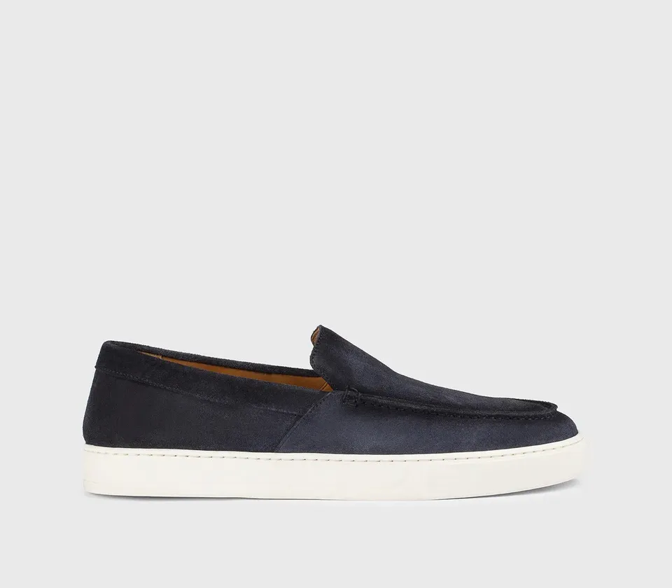 Doucal's DU3547STEVUY260 Mocassino Juke Blu Scamosciato