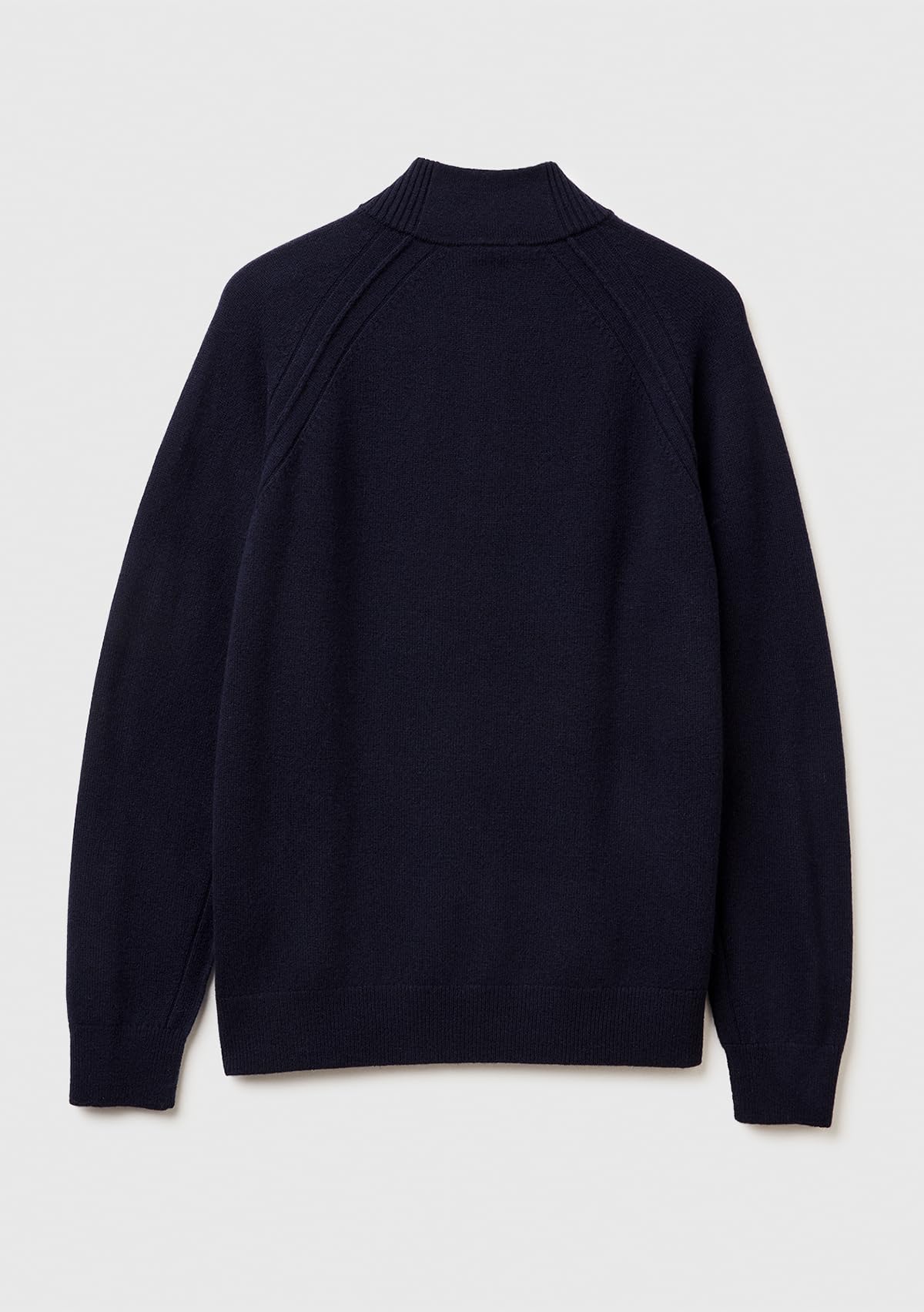 Benetton Maglieria 1006u202b Maglione Blu raglan con zip