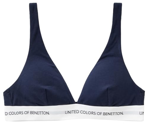 Benetton Intimo e Pigiami Reggiseno Triangolo Donna Blu Notte 252 cotone