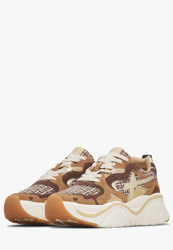 W6YZ Mia-W 2019468 08 Sneakers Donna Marrone Platform