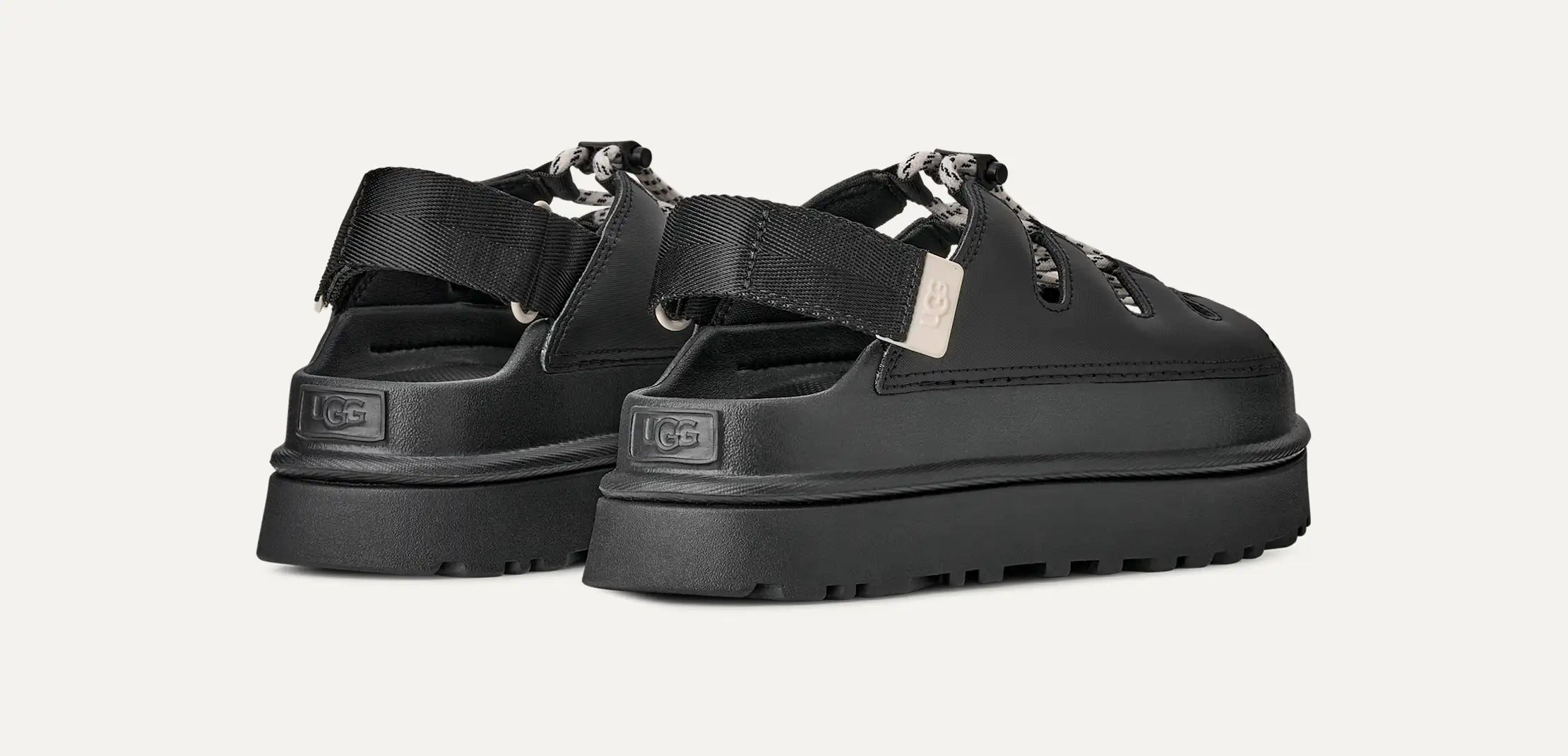 UGG GoldenGlow Toggle 1179370 sandalo donna nero