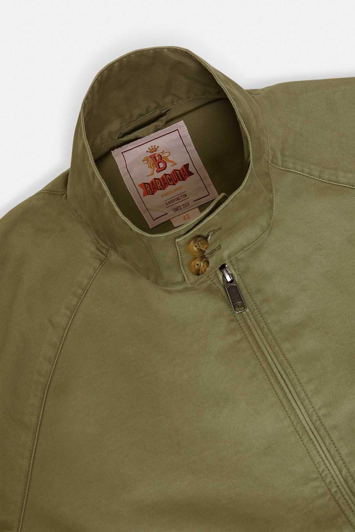 Baracuta G9 Twill BRCPS1166 Giubbino Uomo Verde Lichen Cotone