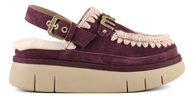 Mou Bounce Clog FW531026A sabot camoscio cabernet