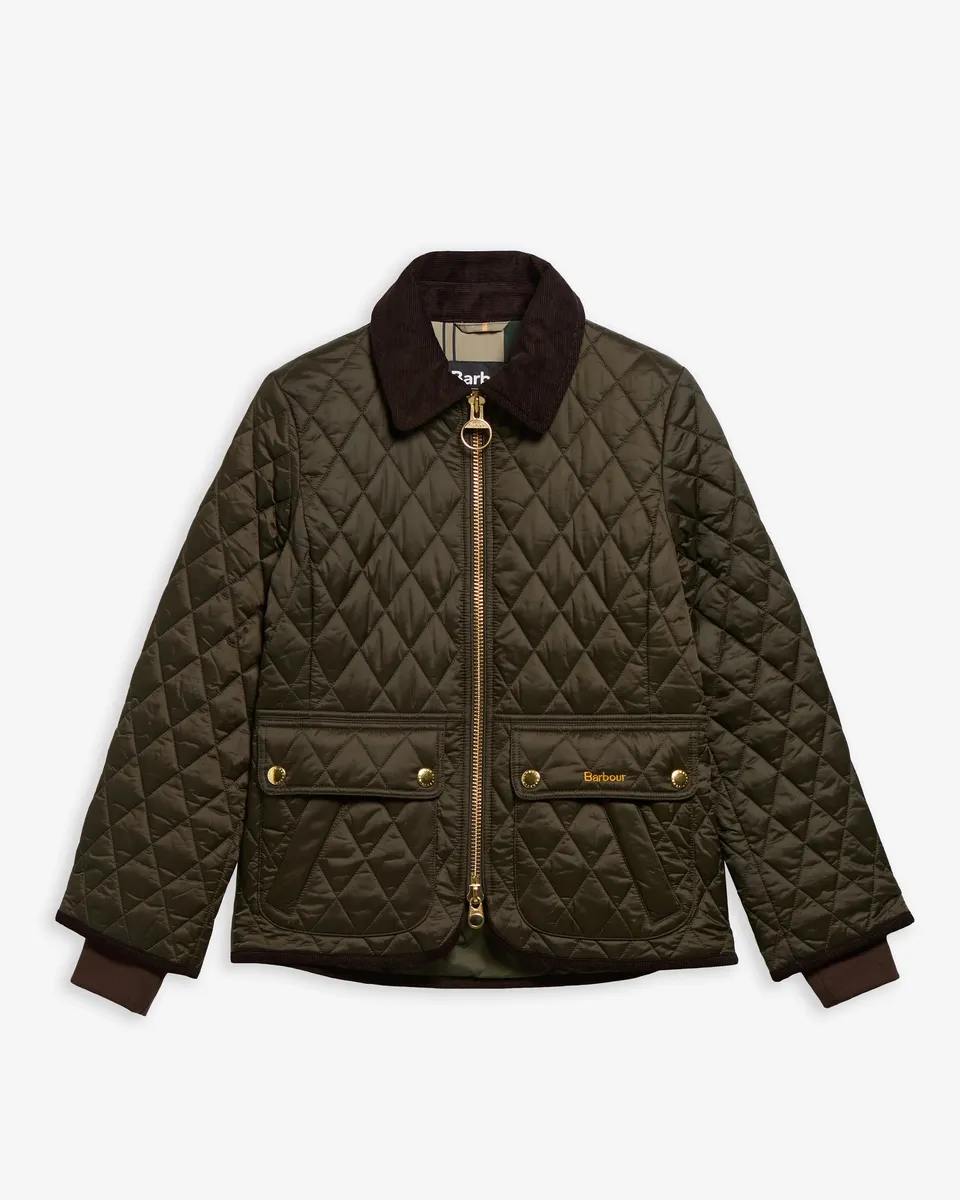 Barbour Beadnell LQU1765 Giacca Donna Sage Trapuntata