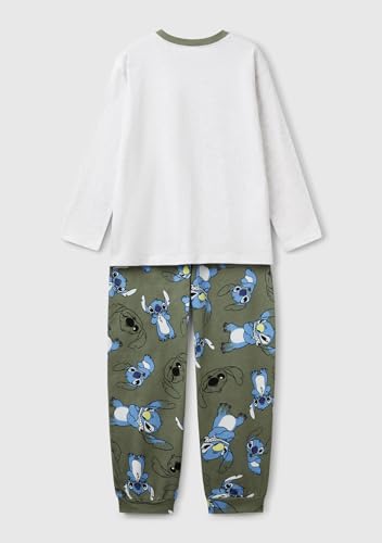 Benetton 3vr50p08g pigiama bambini Stitch XS 2 pezzi