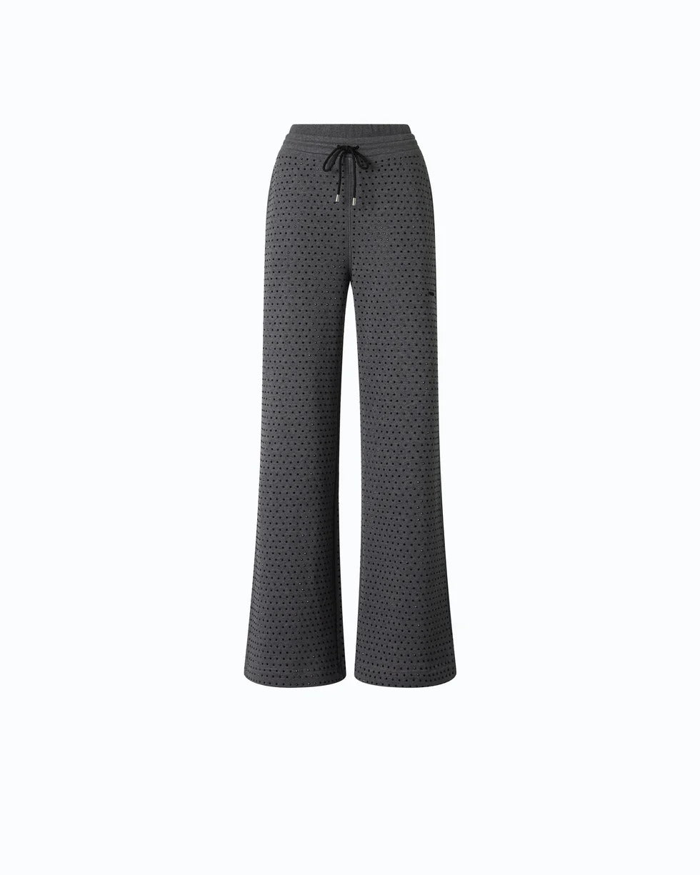 PINKO Passeggiatina 107194-A3GT pantaloni grigio strass