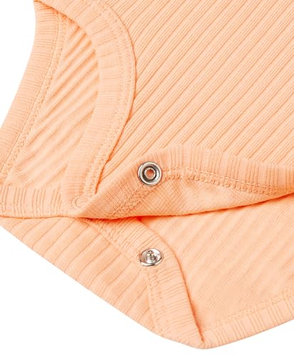 Benetton tutina neonato unisex arancione 12 mesi cotone