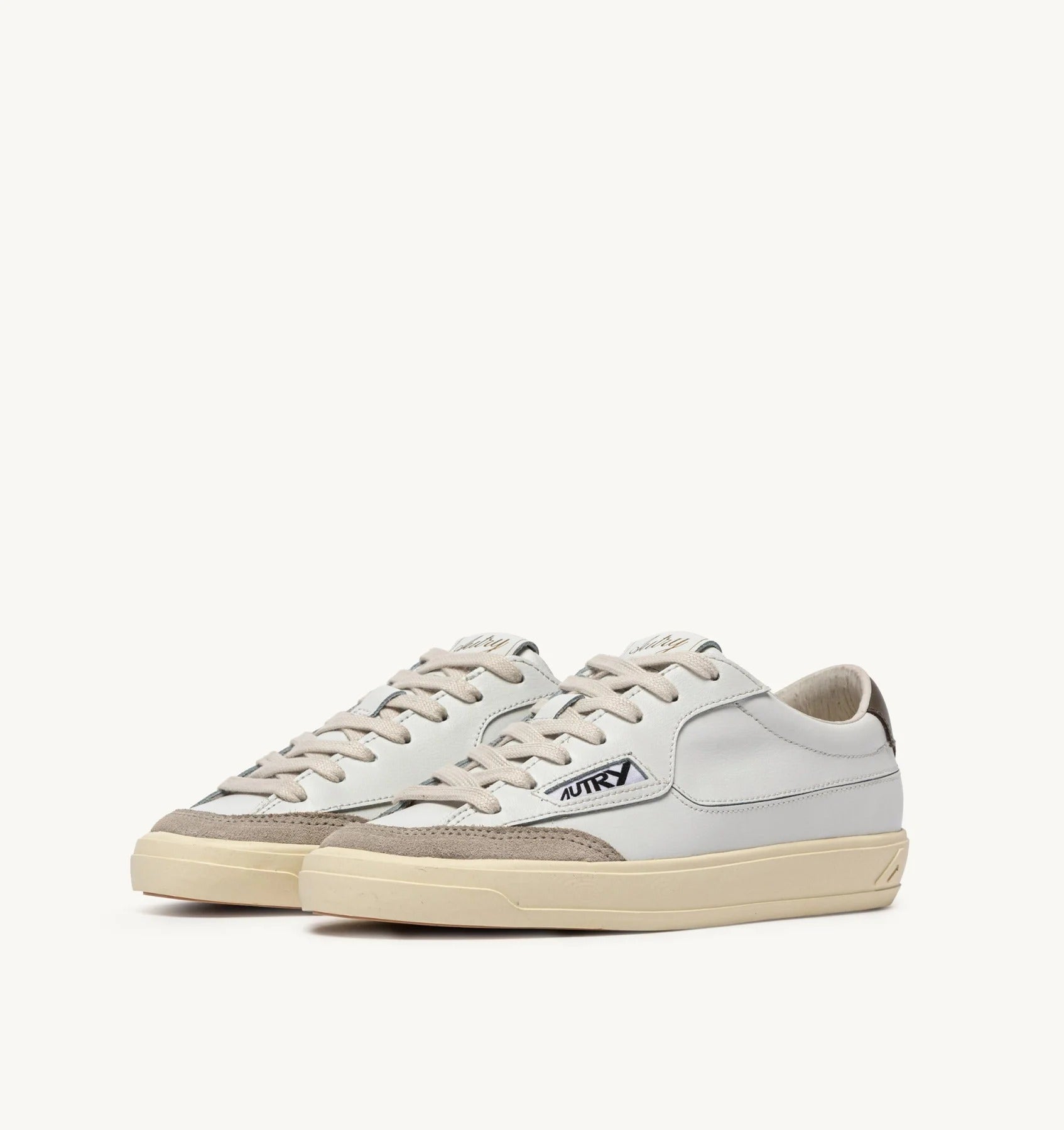 Autry Windscape Low SCLM sneakers pelle white chocolate