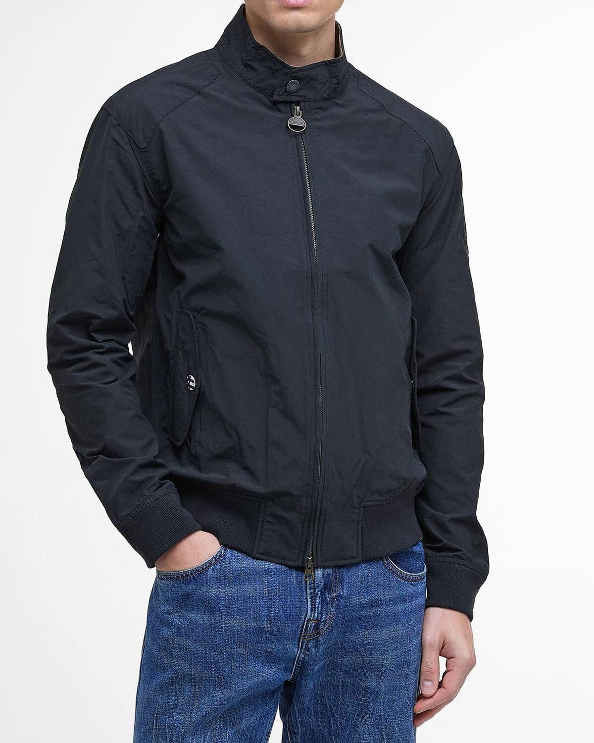 Barbour MCA0427 Rectifier Harrington Navy Giacca Uomo
