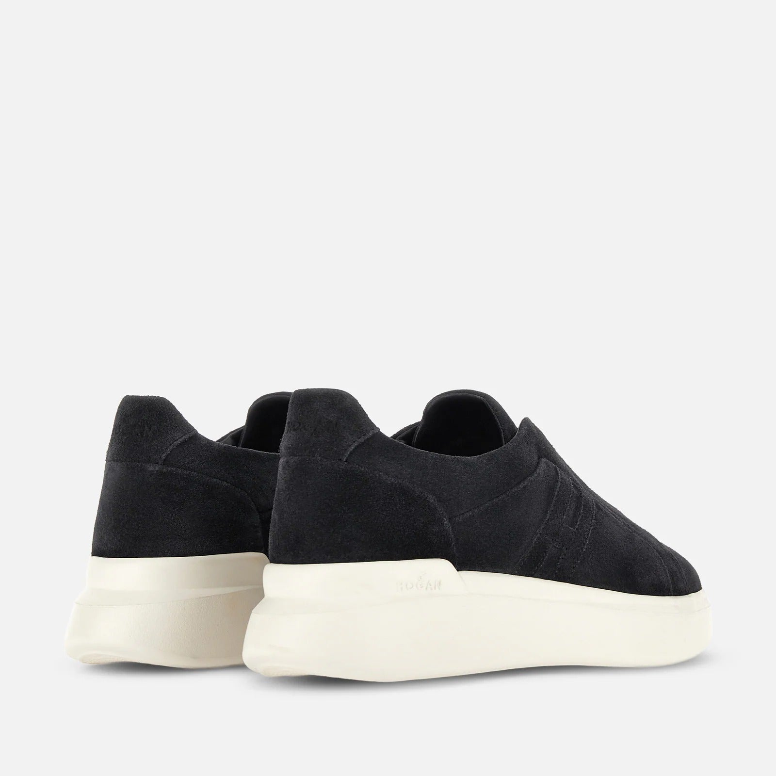 Hogan H580 HXM5800BE00HG sneakers slip-on blu camoscio