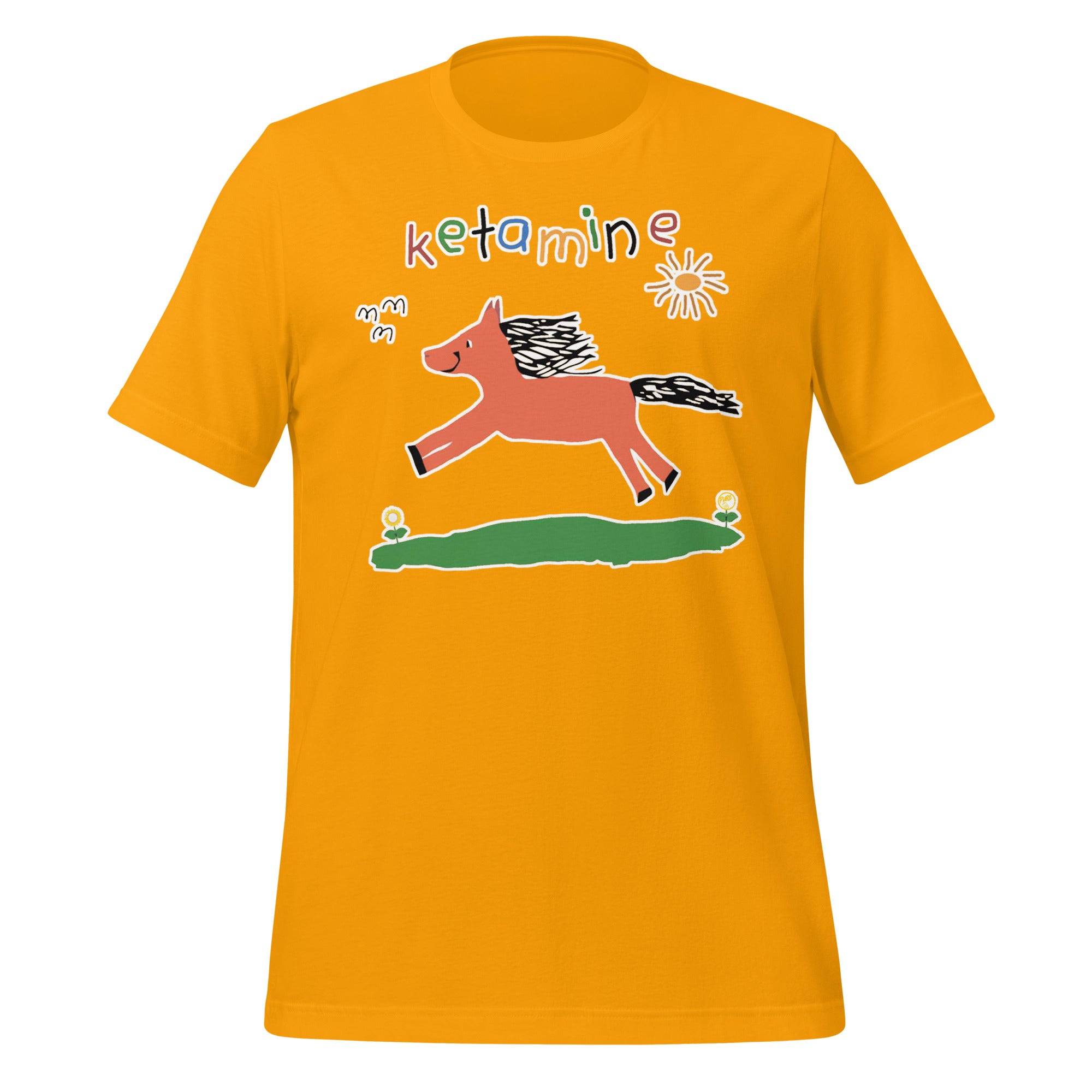 Pure Trash Ketamine t-shirt uomo nera cotone