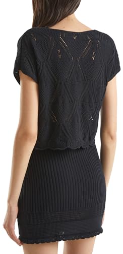 Benetton Maglieria Maglia scollo V finto crochet
