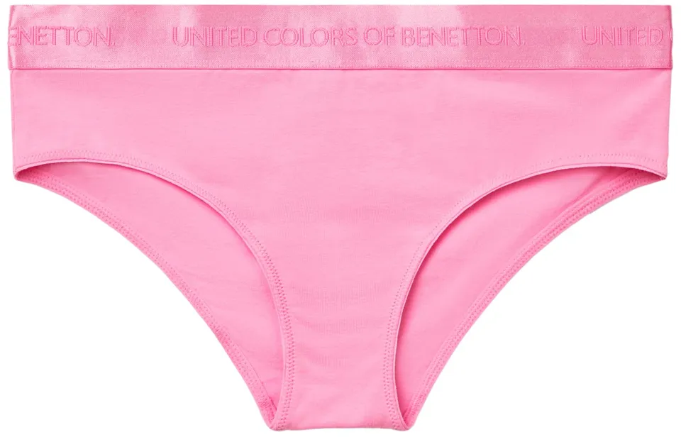 Benetton Slip Fianco Alto Cotone Organico