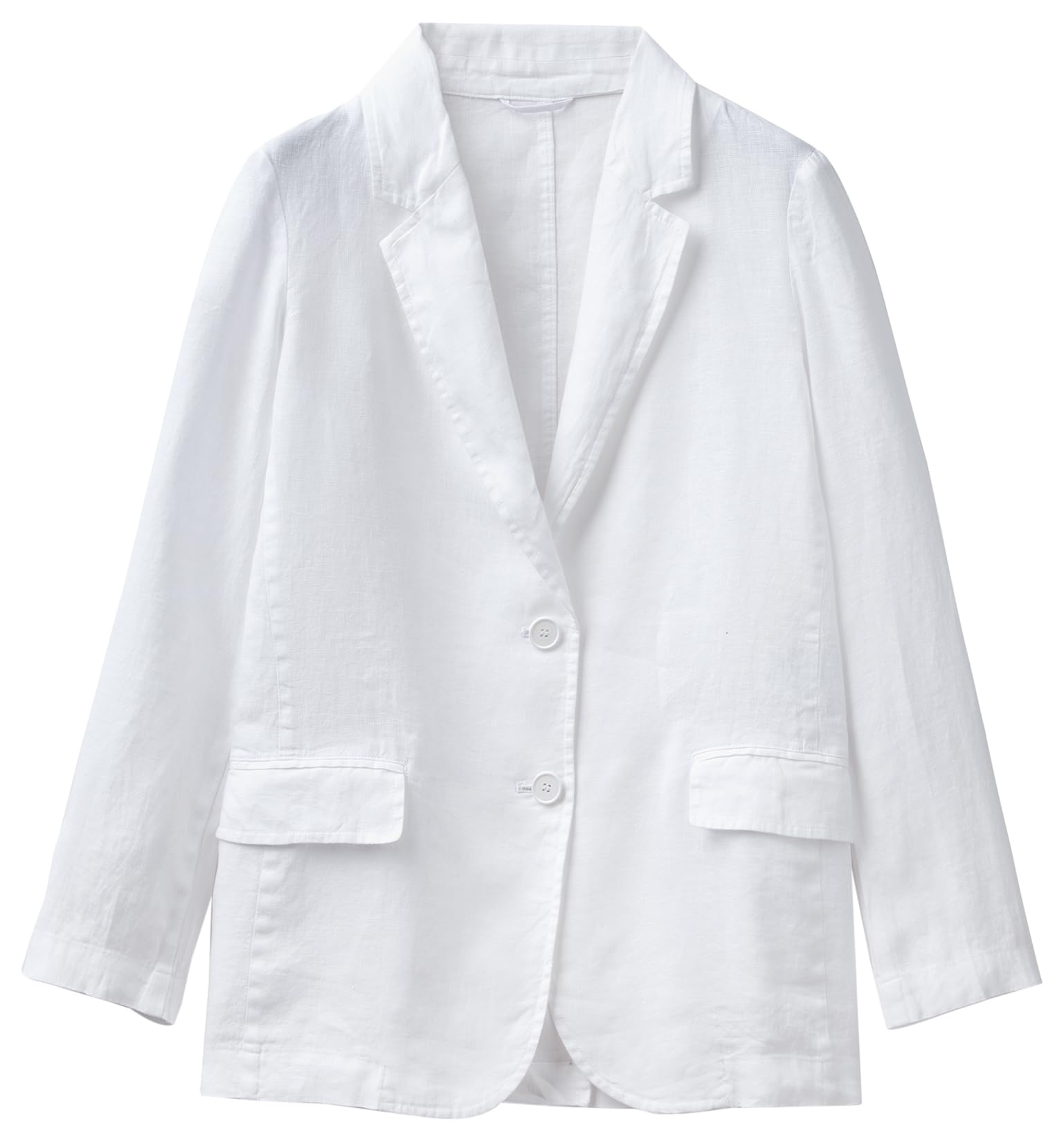 Benetton Blazer 2aghdw00r Giacca Donna Nero 36 Lino