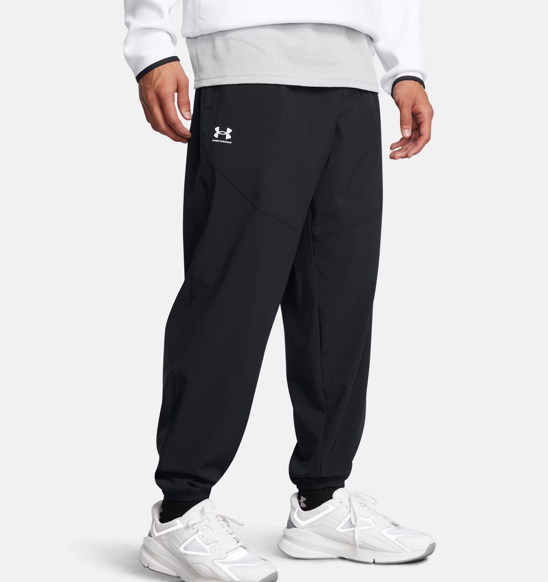 Under Armour Vibe Woven Jogger Uomo Nero Idrorepellente