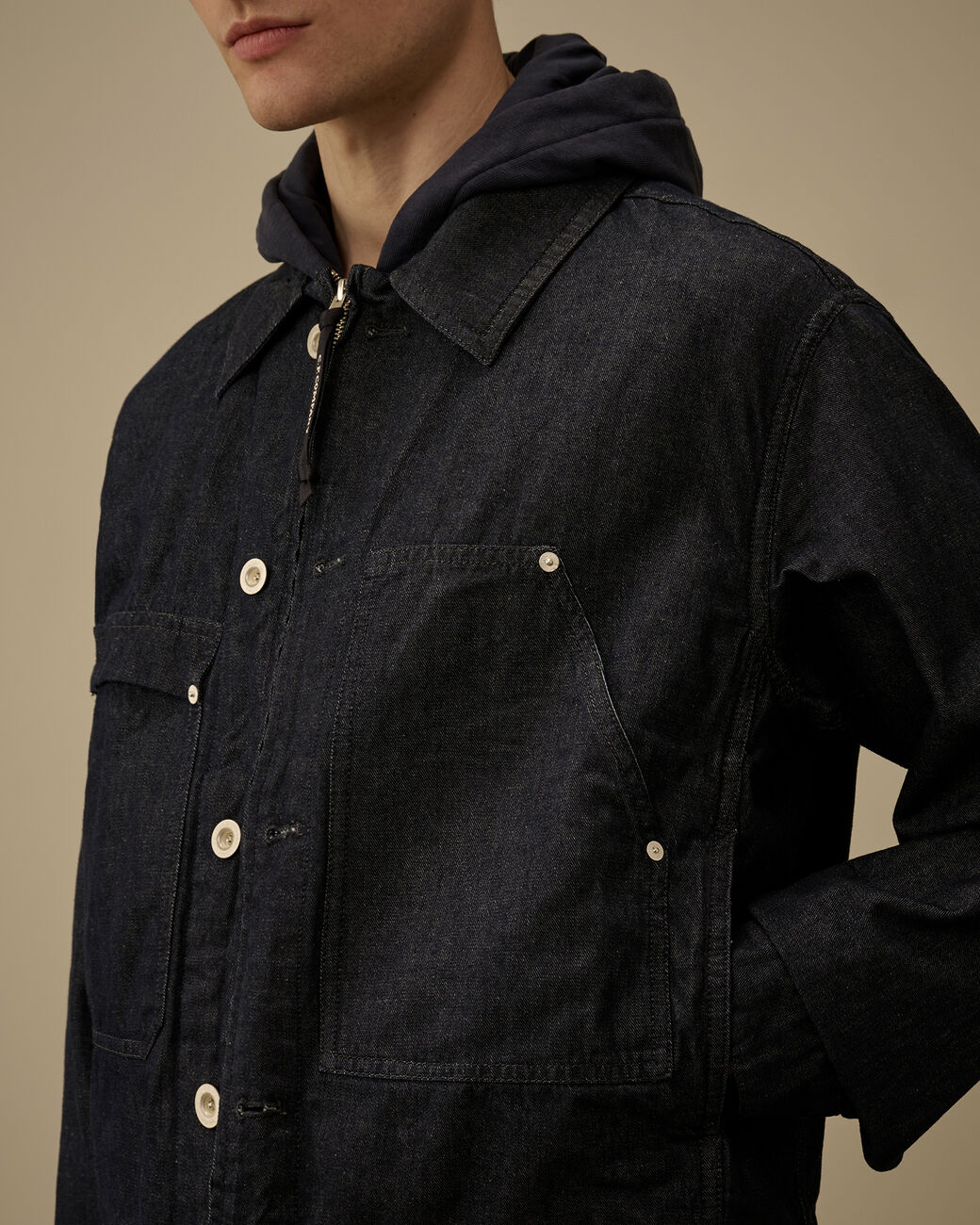 C.P. Company 20MOW161A Giacca Uomo Denim Blue cotone