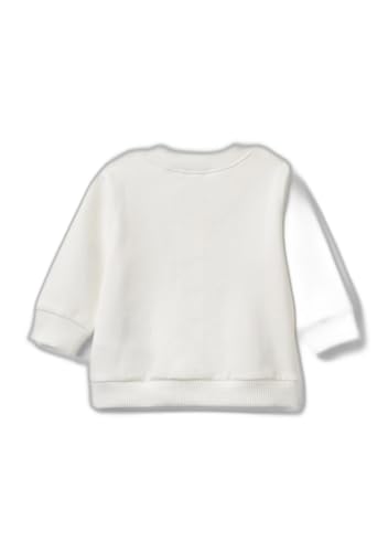 Benetton Cardigan Felpa Aperta Cuore 74 Bianco