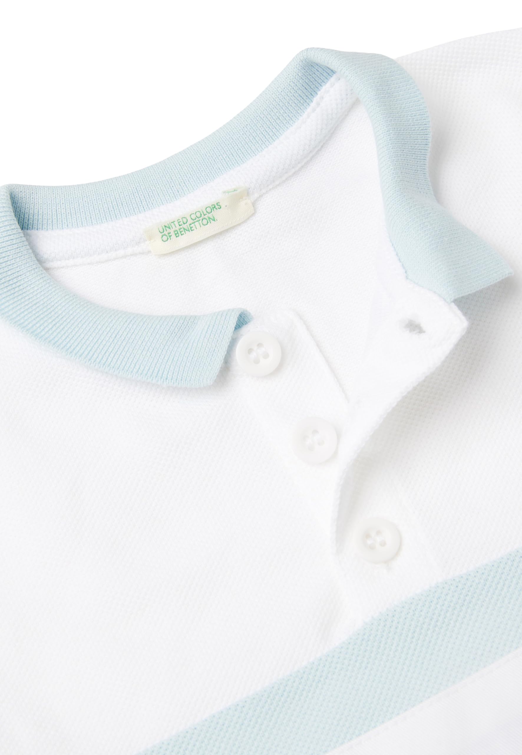 Benetton Polo Unisex Bimbi Piquet Taglia 50 Cotone