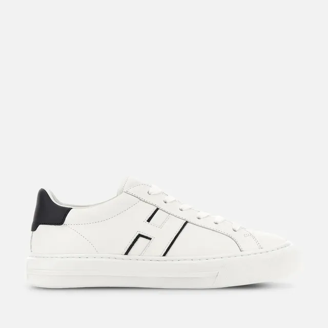 Hogan Rebel H691 HXM6910 Sneakers Uomo Bianco Blu Pelle