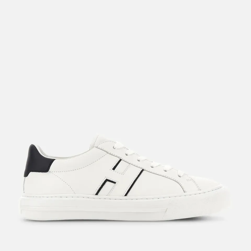 Hogan Rebel H691 HXM6910 Sneakers Uomo Bianco Blu Pelle