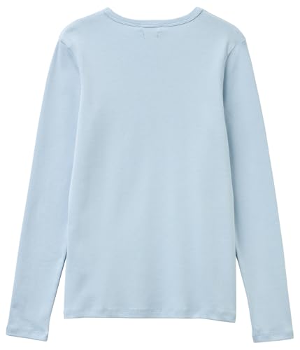 United Colors of Benetton T-Shirt Donna Manica Lunga Glitter