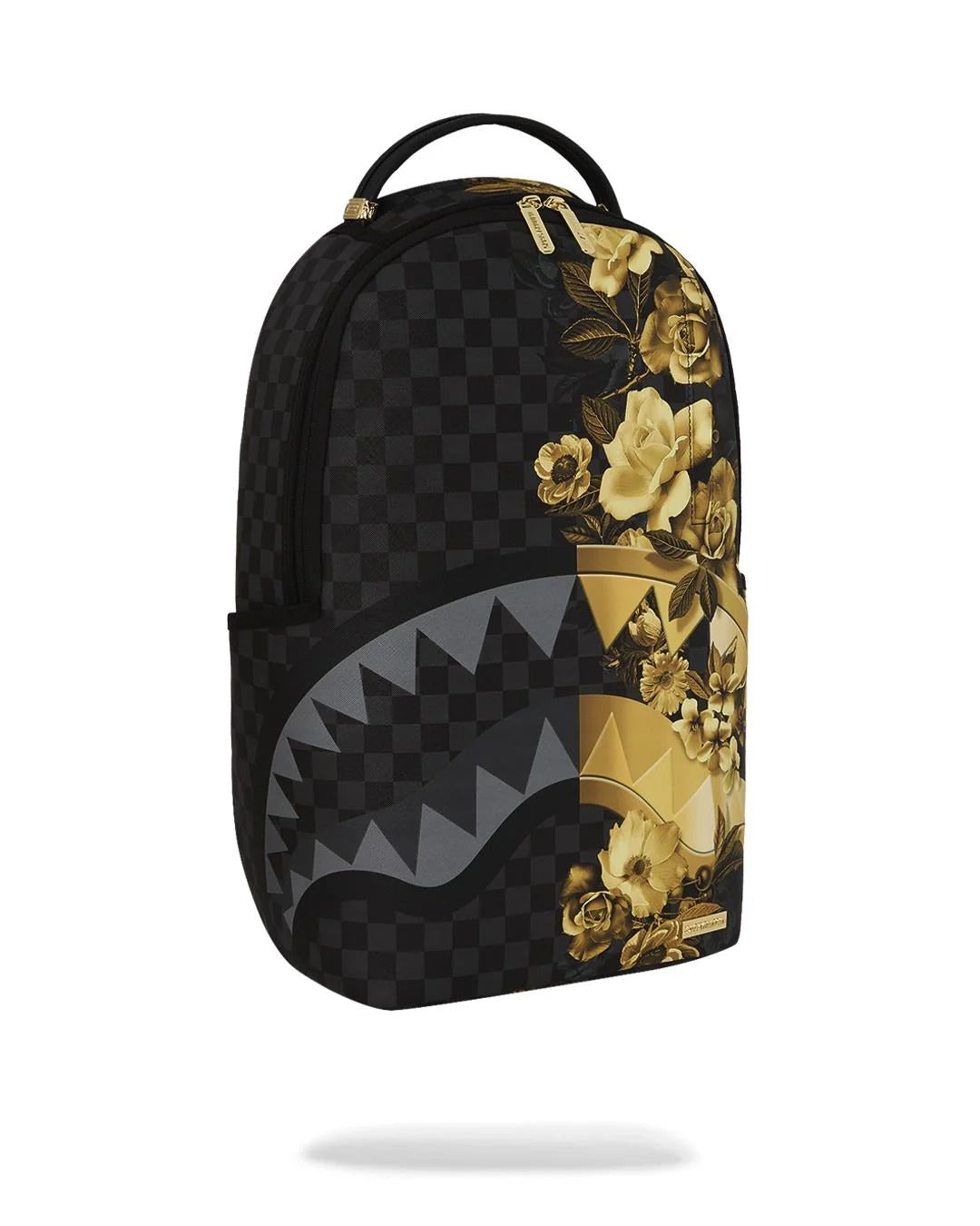 Sprayground 910B8683NSZ Zaino Gold Floral Nero Oro
