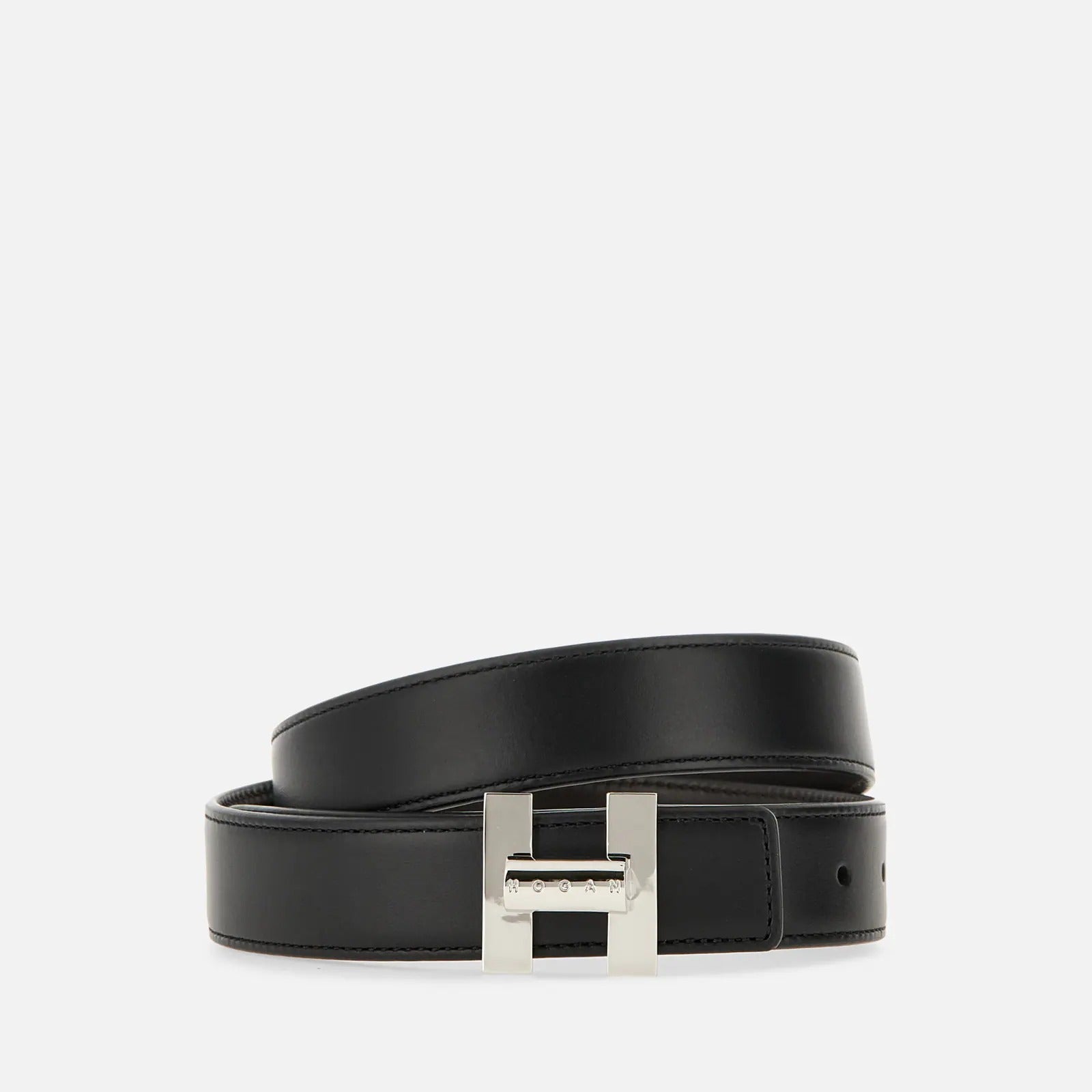 Hogan KFWC01E0100GAN cintura donna nera pelle