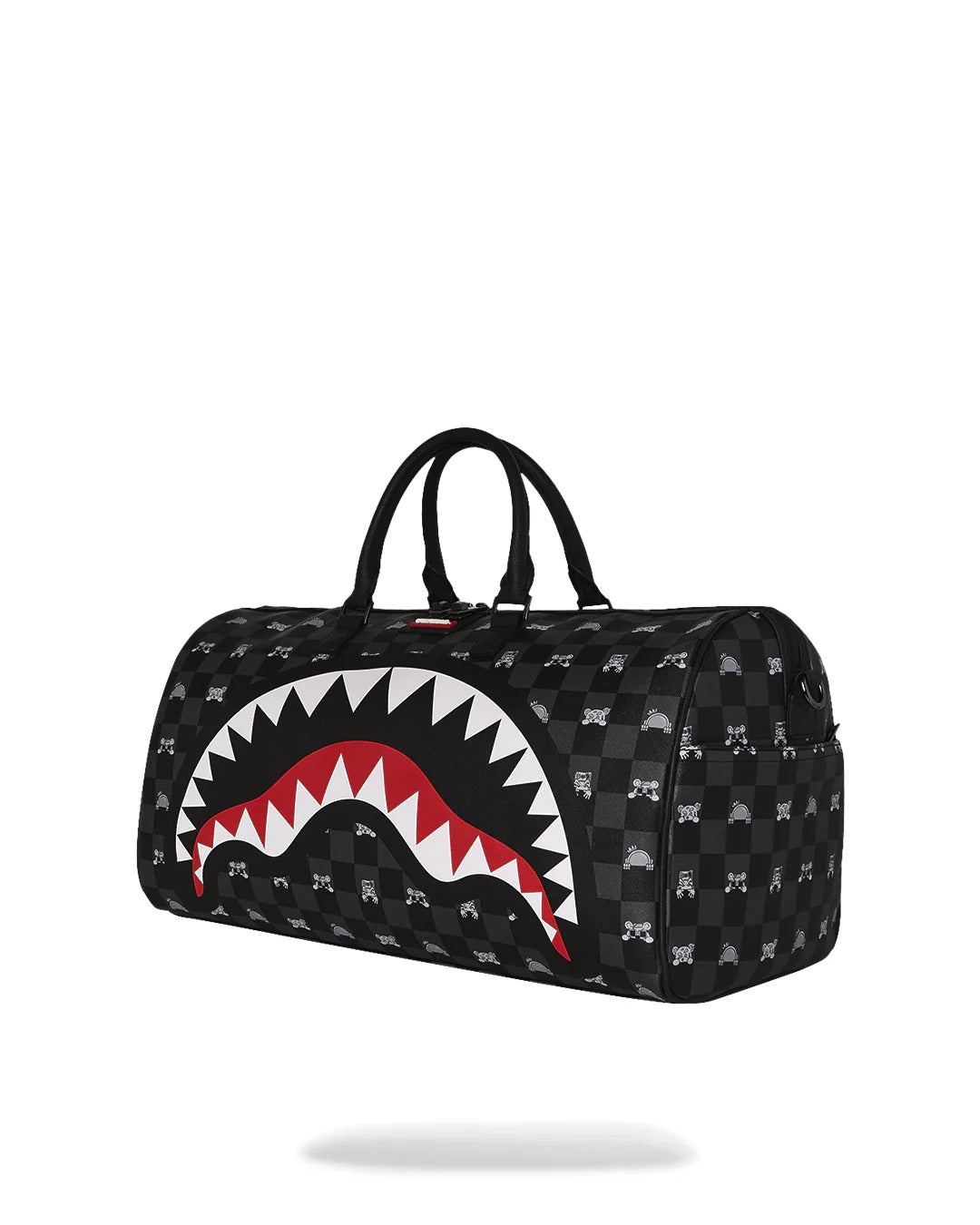 Sprayground Peeking Character Check 910D8910NSZ Borsone Nero Grigio