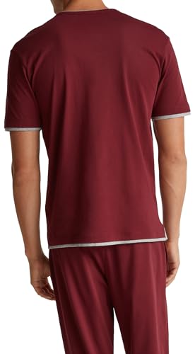 Benetton 30964M022 maglia pigiama uomo jersey serafino taglia M