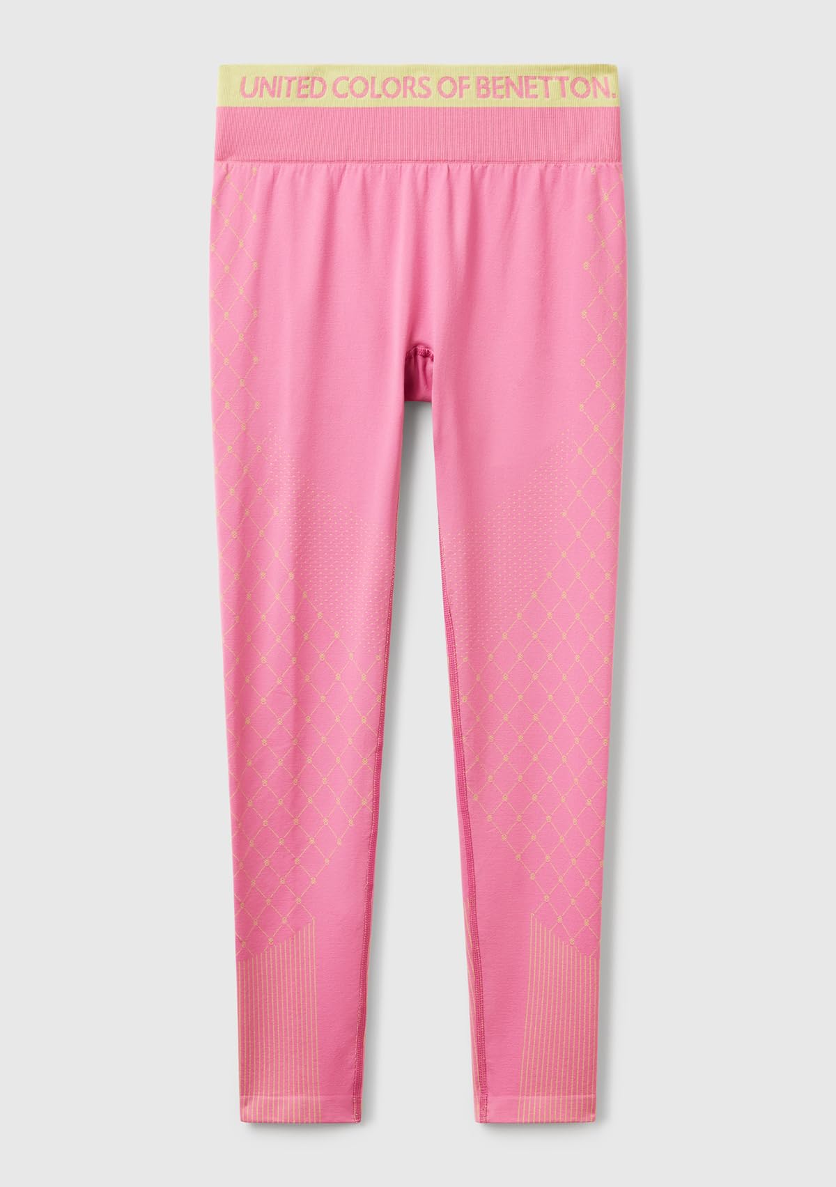 Benetton Leggings Donna seamless alla caviglia monogram